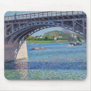 Gustave Caillebotte - Brücke bei Argenteuil & Sein Mousepad