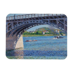 Gustave Caillebotte - Brücke bei Argenteuil und Se Magnet