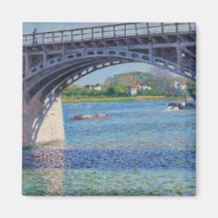 Gustave Caillebotte - Brücke bei Argenteuil und Se Magnet
