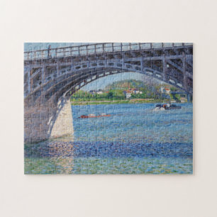 Gustave Caillebotte - Brücke bei Argenteuil und Se Puzzle
