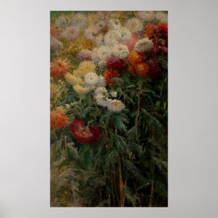 Gustave Caillebotte Chrysanthemums Poster