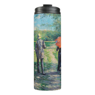 Gustave Caillebotte - Der ansteigende Weg Thermosbecher