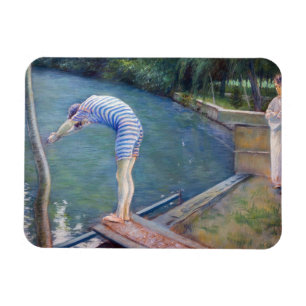 Gustave Caillebotte - Der Badende / Der Taucher Magnet