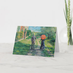 Gustave Caillebotte - Der Weg über die Alphill Karte