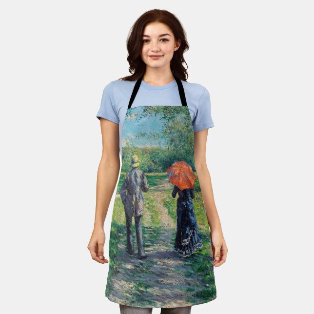 Gustave Caillebotte - Der Weg über die Alphill Schürze (Getragen)