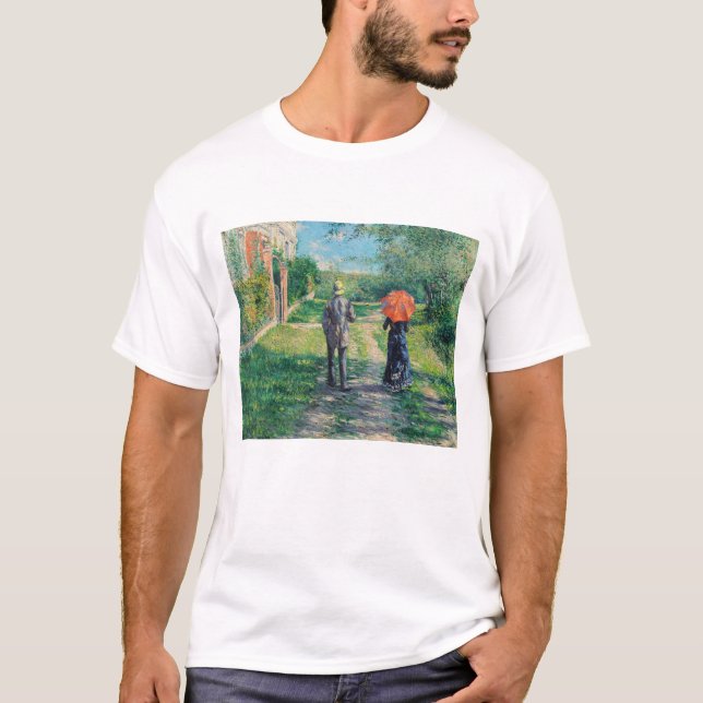 Gustave Caillebotte - Der Weg über die Alphill T-Shirt (Vorderseite)