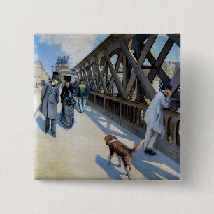 Gustave Caillebotte - Die Europa-Brücke Button
