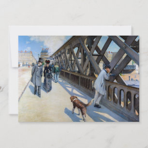Gustave Caillebotte - Die Europa-Brücke Dankeskarte