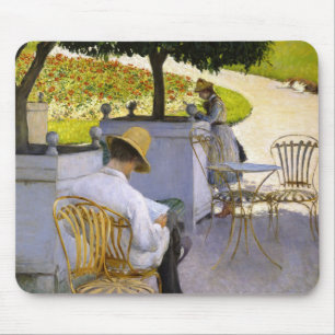 Gustave Caillebotte - Die Orangenbäume Mousepad