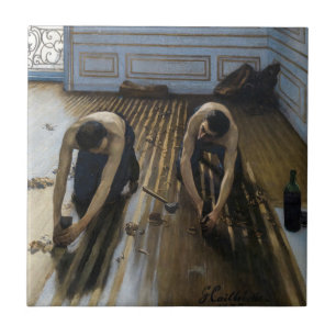 Gustave Caillebotte - Die Parkettabschleifer Fliese