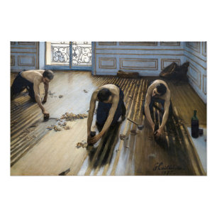 Gustave Caillebotte - Die Parkettabschleifer Fotodruck