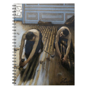 Gustave Caillebotte - Die Parkettabschleifer Notizblock