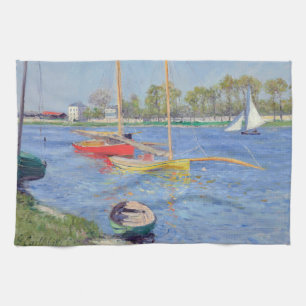 Gustave Caillebotte - Die Seine in Argenteuil Geschirrtuch