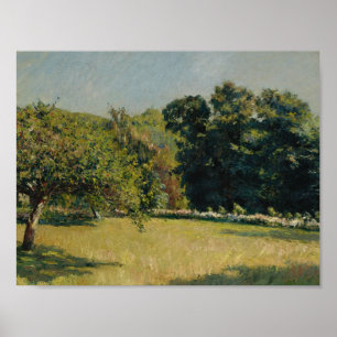 Gustave Caillebotte - Ein Garten in Trouville Poster