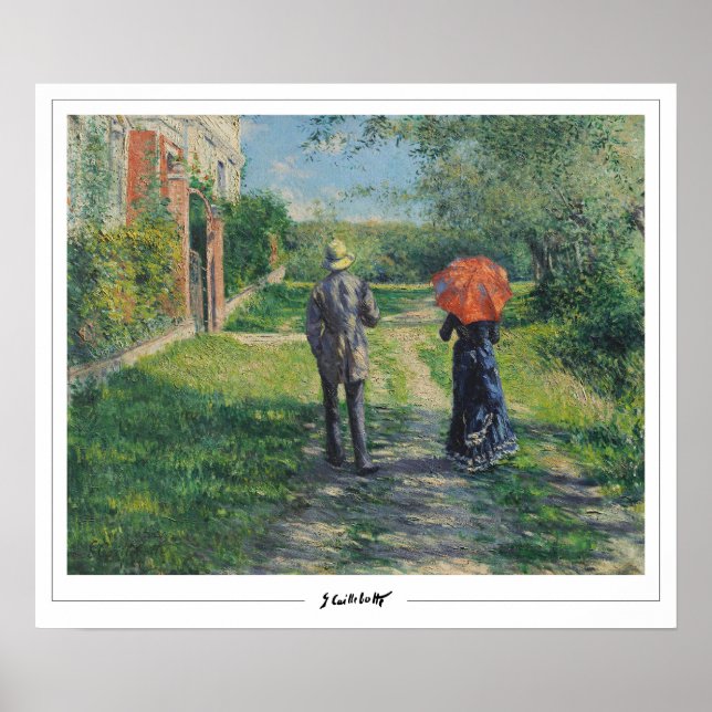 Gustave Caillebotte Fine Art #14 Poster (Vorne)