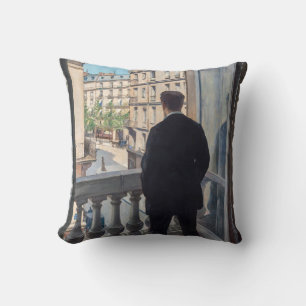 Gustave Caillebotte - Junger Mann an seinem Fenste Kissen