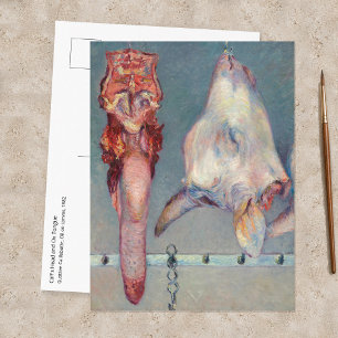 Gustave Caillebotte - Kalbskopf und Ochsenzunge Postkarte