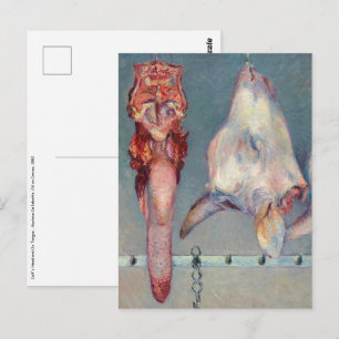 Gustave Caillebotte - Kalbskopf und Ochszunge Postkarte
