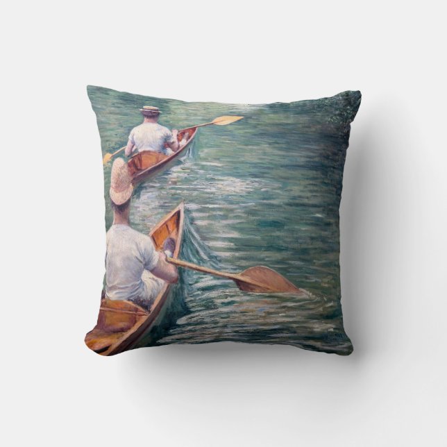 Gustave Caillebotte - Kanus auf den Yerres Kissen (Vorderseite)