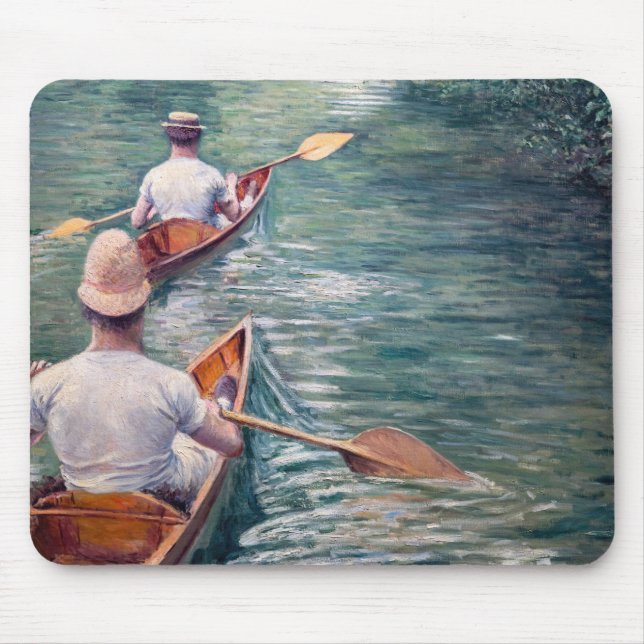 Gustave Caillebotte - Kanus auf den Yerres Mousepad (Vorne)