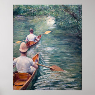 Gustave Caillebotte - Kanus auf den Yerres Poster