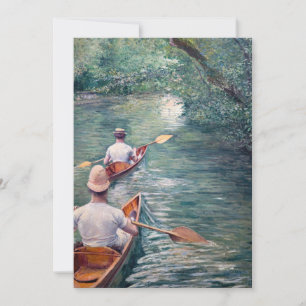 Gustave Caillebotte - Kanus auf der Yerres Einladung