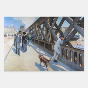Gustave Caillebotte - Le Pont de l'Europe Geschenkpapier Set