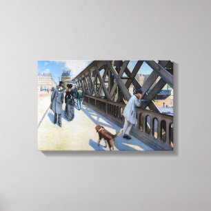 Gustave Caillebotte - Le Pont de l'Europe Leinwanddruck