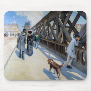 Gustave Caillebotte - Le Pont de l'Europe Mousepad