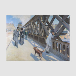 Gustave Caillebotte - Le Pont de l'Europe Seidenpapier
