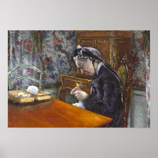 Gustave Caillebotte - Mademoiselle Boissiere Poster (Vorne)