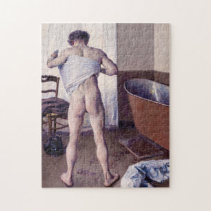Gustave Caillebotte - Mann beim Baden Puzzle