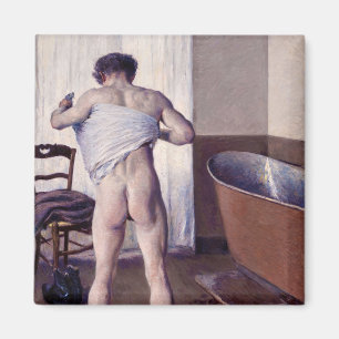 Gustave Caillebotte - Mann in seinem Bad Magnet