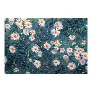 Gustave Caillebotte - Margeritenbeet, Detail Fotodruck