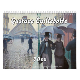 Gustave Caillebotte Masterpiece Selection Kalender