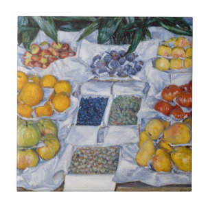 Gustave Caillebotte - Obst auf einem Stand Fliese