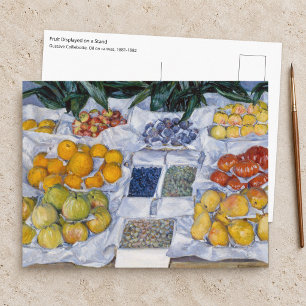 Gustave Caillebotte - Obst auf einem Stand Postkarte