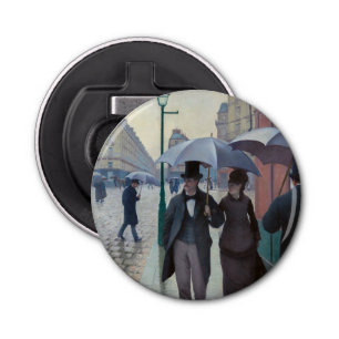 Gustave Caillebotte - Paris Street; Rainy Day Flaschenöffner