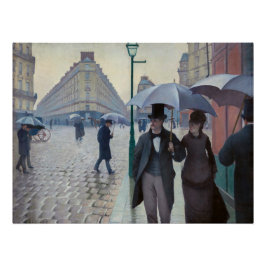 Gustave Caillebotte - Paris Street; Rainy Day Poster