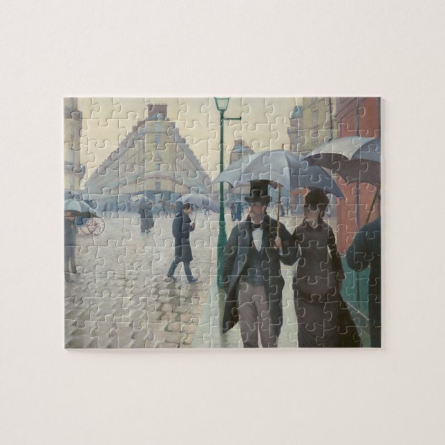 Gustave Caillebotte - Paris Street; Rainy Day Puzzle (Horizontal)