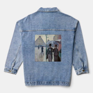 Gustave Caillebotte - Pariser Straße; Regentag Jeansjacke