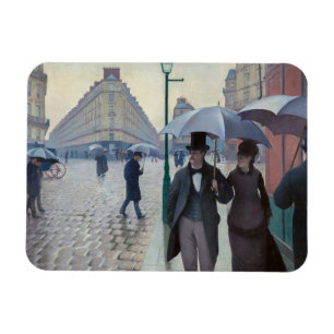 Gustave Caillebotte - Pariser Straße; Regentag Magnet