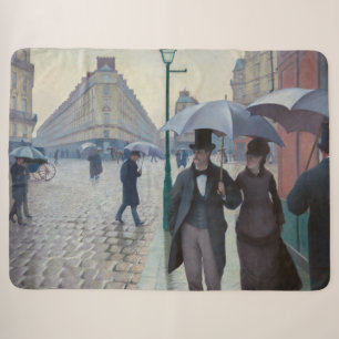 Gustave Caillebotte - Pariser Straße; Regentag Sherpadecke