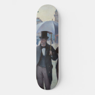 Gustave Caillebotte - Pariser Straße; Regentag Skateboard