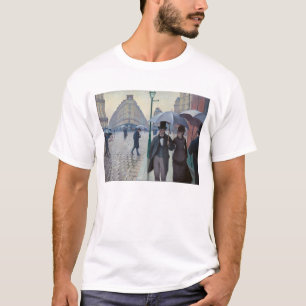 Gustave Caillebotte - Pariser Straße; Regentag T-Shirt