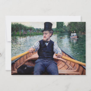 Gustave Caillebotte - Party für Boote Dankeskarte
