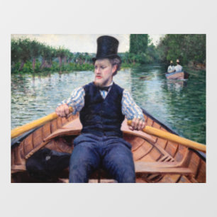 Gustave Caillebotte - Party für Boote Fensteraufkleber