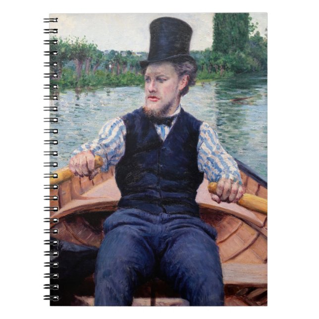 Gustave Caillebotte - Party für Boote Notizblock (Vorderseite)
