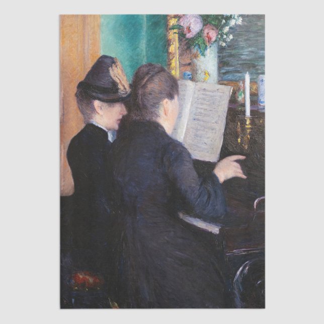 Gustave Caillebotte - Piano-Lektion Seidenpapier (Von Creator hochgeladen)