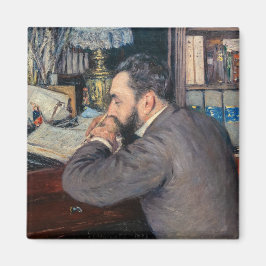 Gustave Caillebotte - Portrait von Henri Cordier Magnet